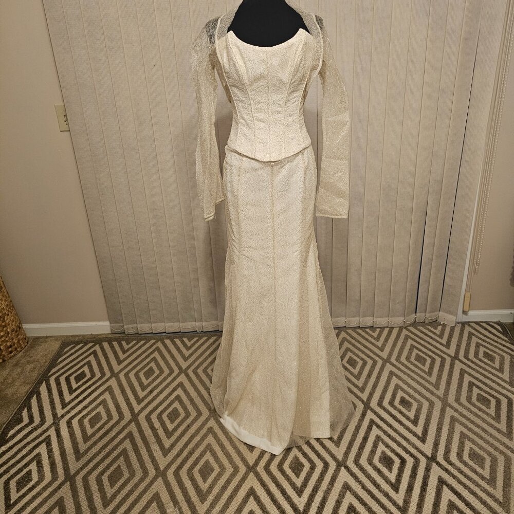 Franco‎ Ciambella Couture 3pc Wedding Dress 6